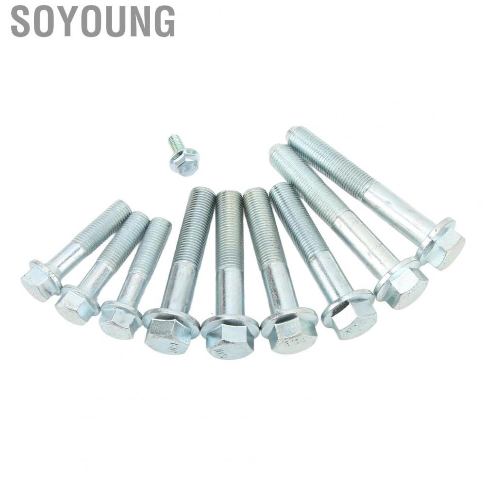 Soyoung K Series Transmission Bolt Kit Durable OEM Design Oil Pan Bolts Bell Housing Bolt for K20 K24 Engine