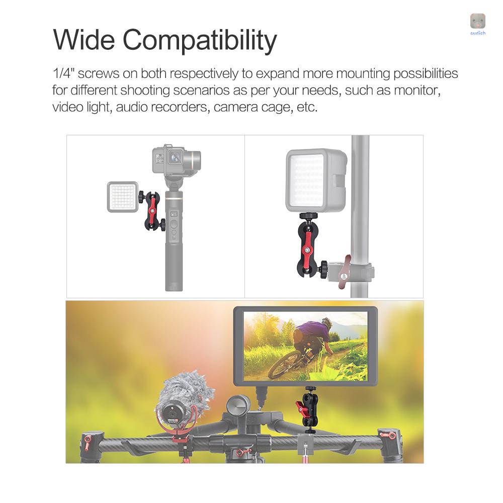 Tay Cầm Chụp Ảnh Khớp Nối Với Hai Đầu Bi 1 / 4 Inch