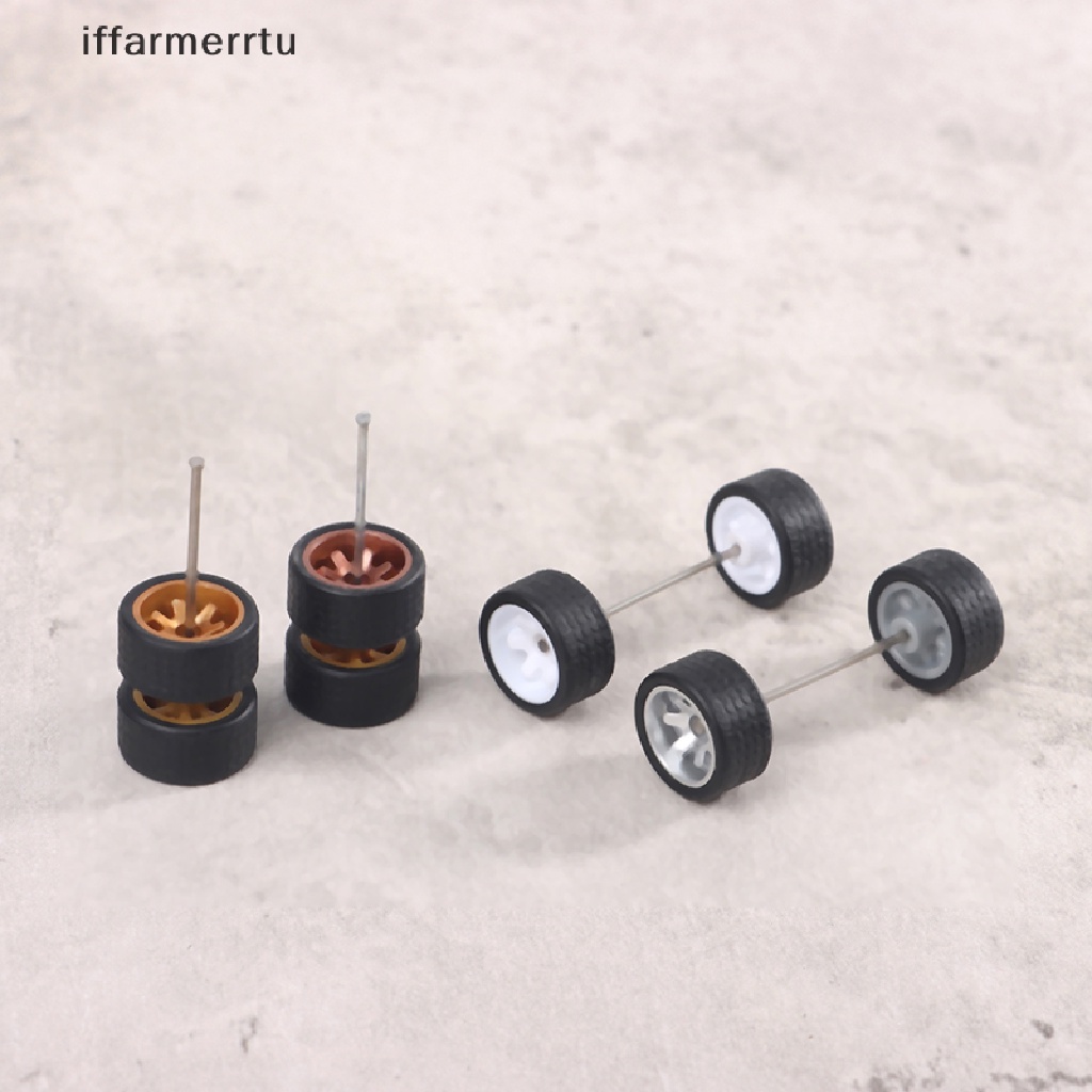1 Bộ Bánh Xe Cao Su Tỉ Lệ 1: 64 Cho Xe Đồ Chơi DIY