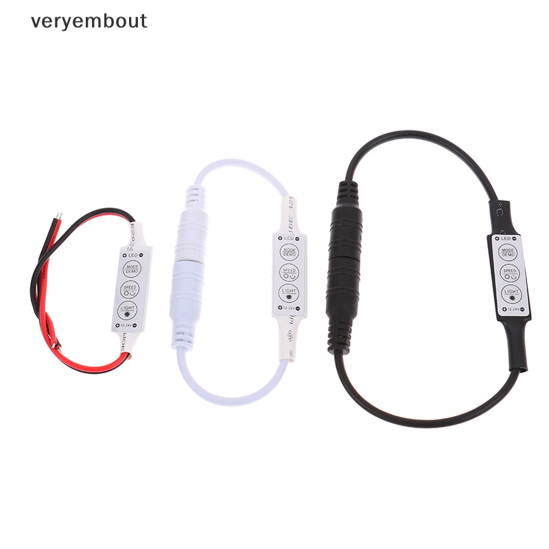 Set 2 Bộ Điều Khiển Đèn Led Mini DC 12V 24V 3 * 4A Tiện Dụng