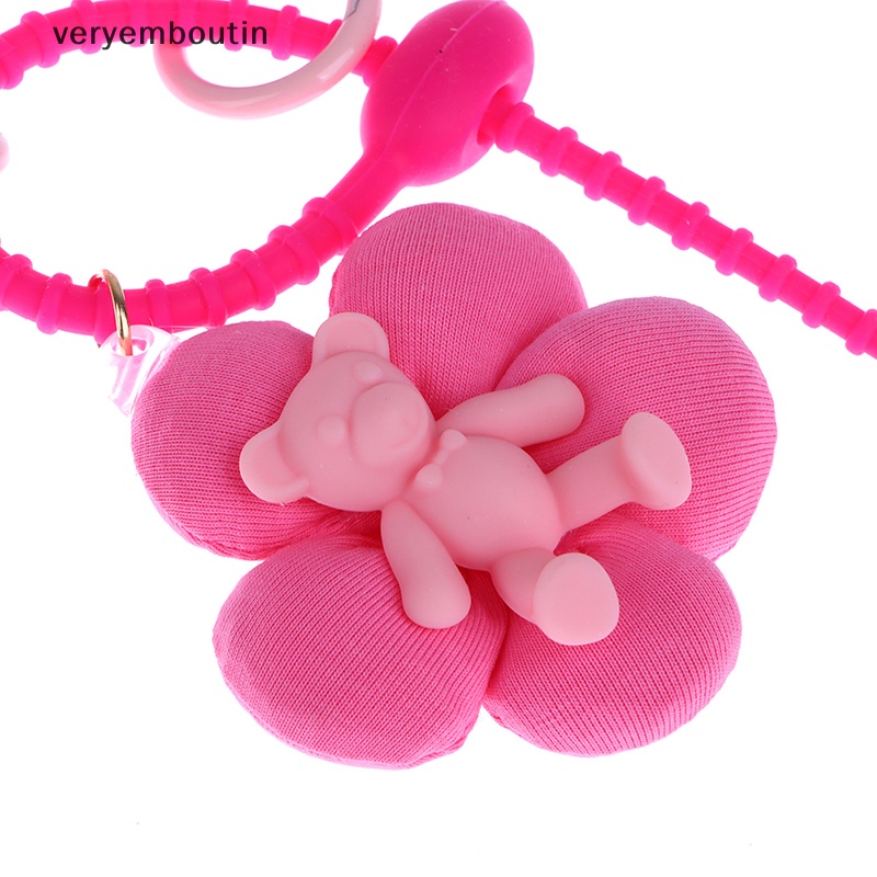 Móc Khóa Hình Bông Hoa Cười Màu Sắc Ngọt Ngào Dễ Thương