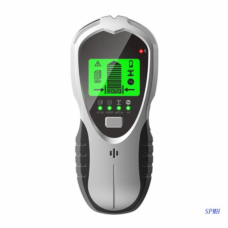 Máy Quét Tường 4 Trong 1 Cầm Tay Với Màn Hình LCD Báo Động Cho Dây Điện AC