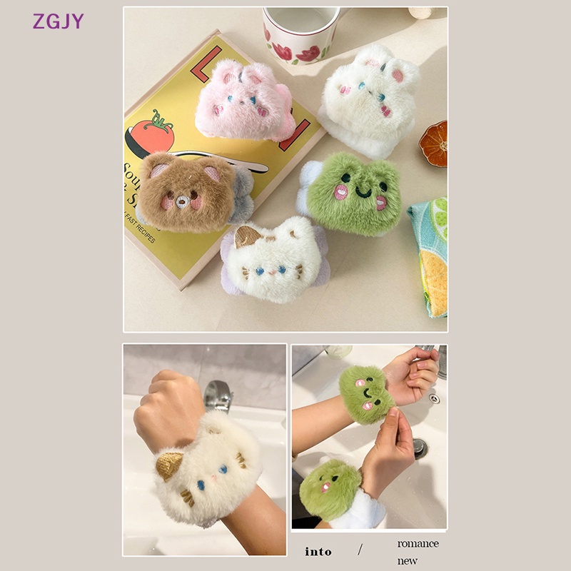 1 Cặp Băng Đeo Cổ Tay Thấm Hút Mồ Hôi Linh Hoạt Họa Tiết Hoạt Hình Dễ Thương Mới