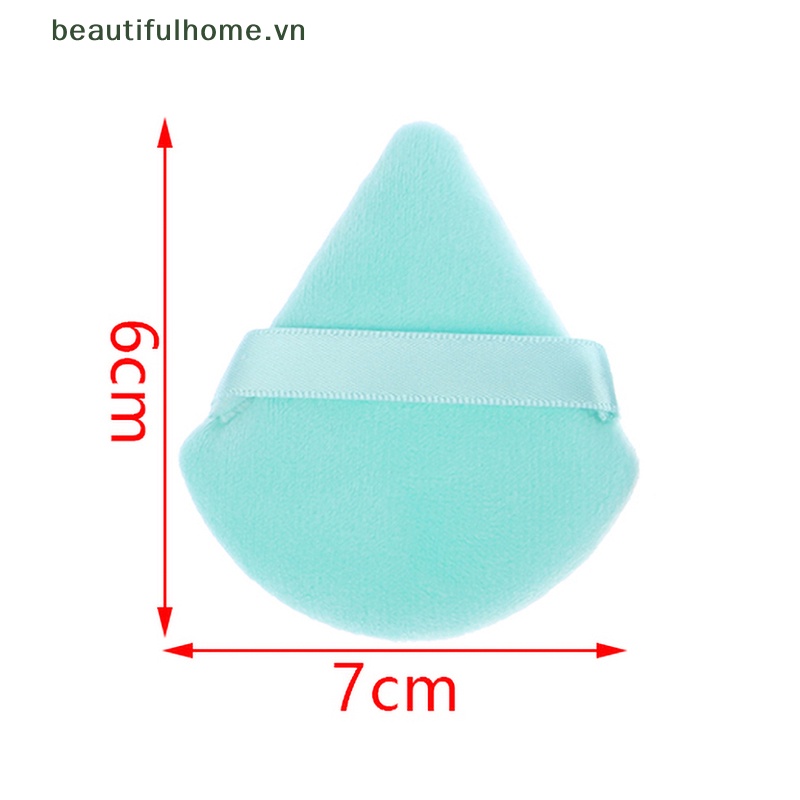 Bộ 12 Miếng Mút Trang Điểm Hình Tam Giác Có Thể Giặt Được