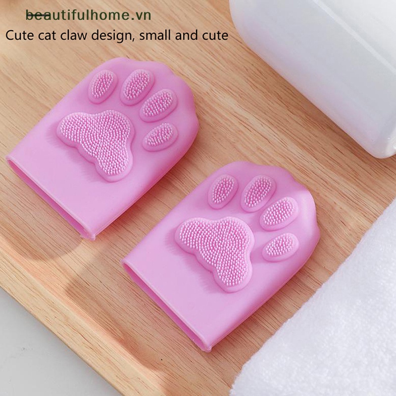 1 Bàn Chải Silicone Rửa Mặt Massage Mềm Mại Tiện Dụng