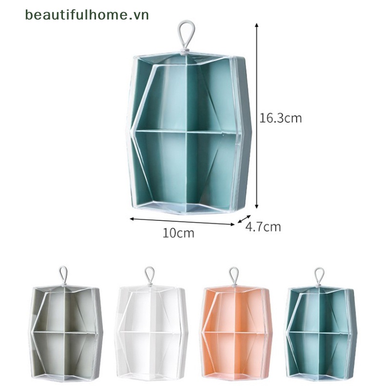 Giá Đỡ 4 Ngăn Phơi Khô Bông Mút Trang Điểm Tiện Dụng