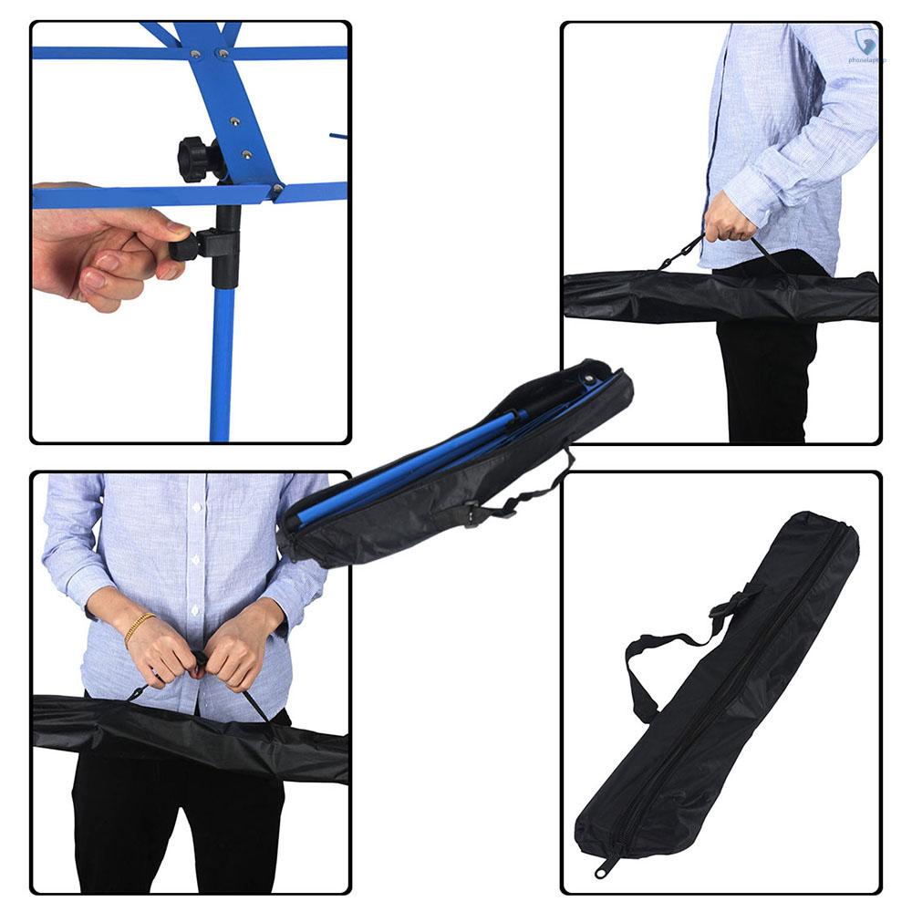 Giá Đỡ Bản Nhạc Gấp Gọn Bằng Kim Loại Gọn Nhẹ Chống Thấm Nước Kèm Túi Đựng Tiện Lợi