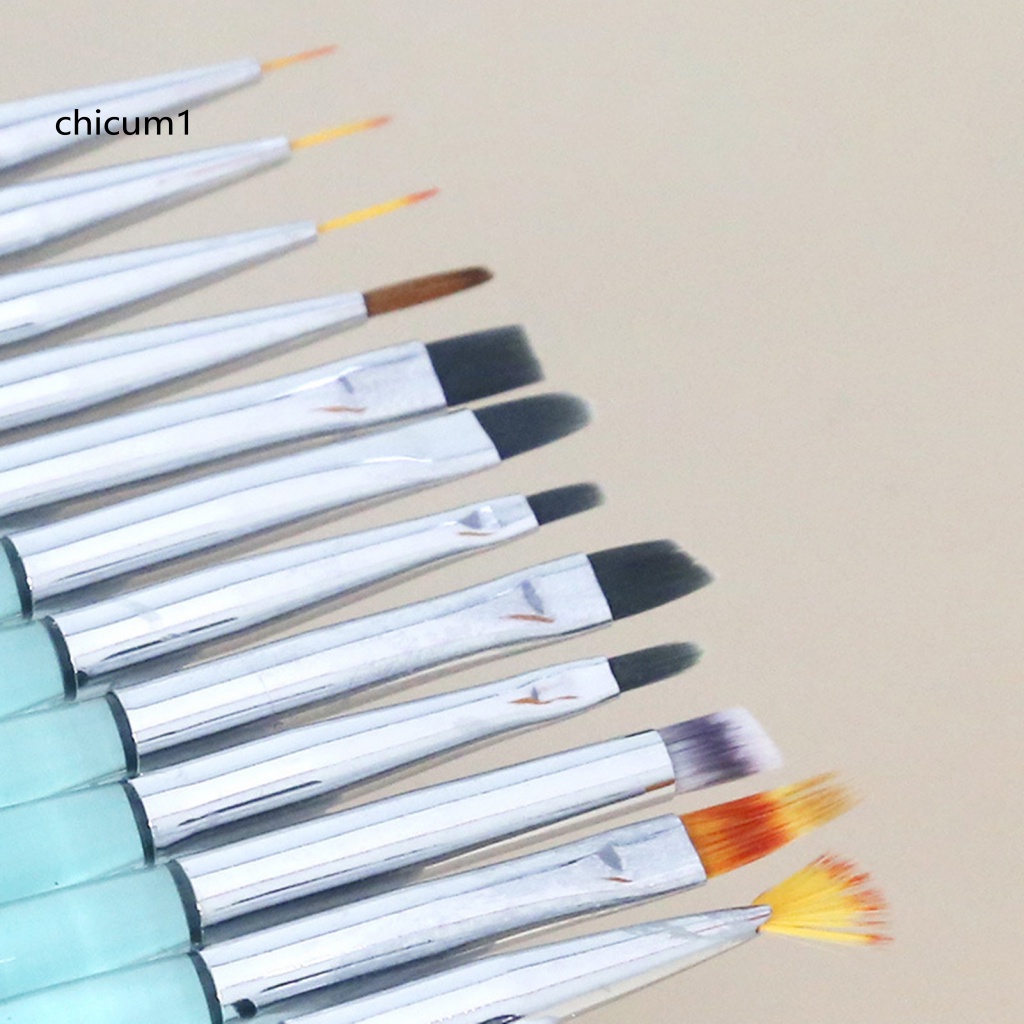 Bút Vẽ Móng Tay Bằng CC Gel UV Lông Mềm Siêu Nhẹ DIY