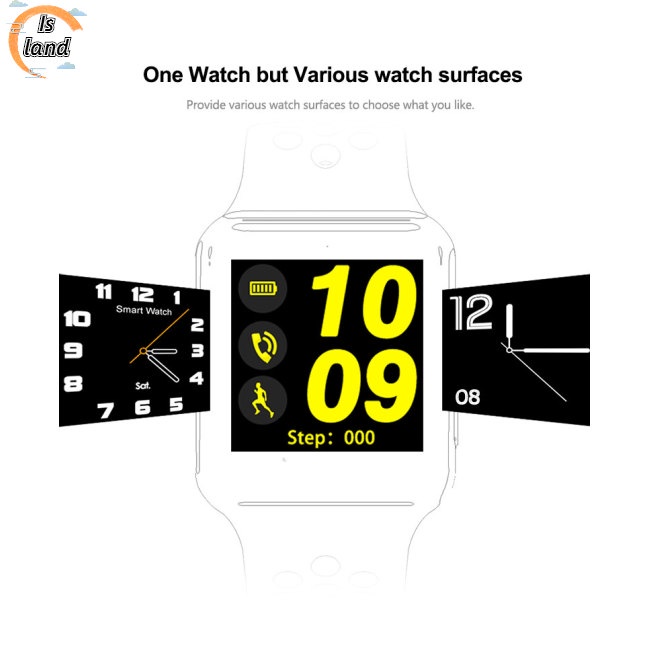 Đồng Hồ Thông Minh Chống Thấm Nước IP32 Hỗ Trợ Theo Dõi Giấc Ngủ Cho Android IOS