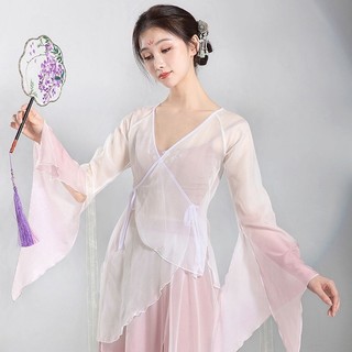 Classical Chinese-style Hanfu for large-scale performances (the inside of the jacket is white)