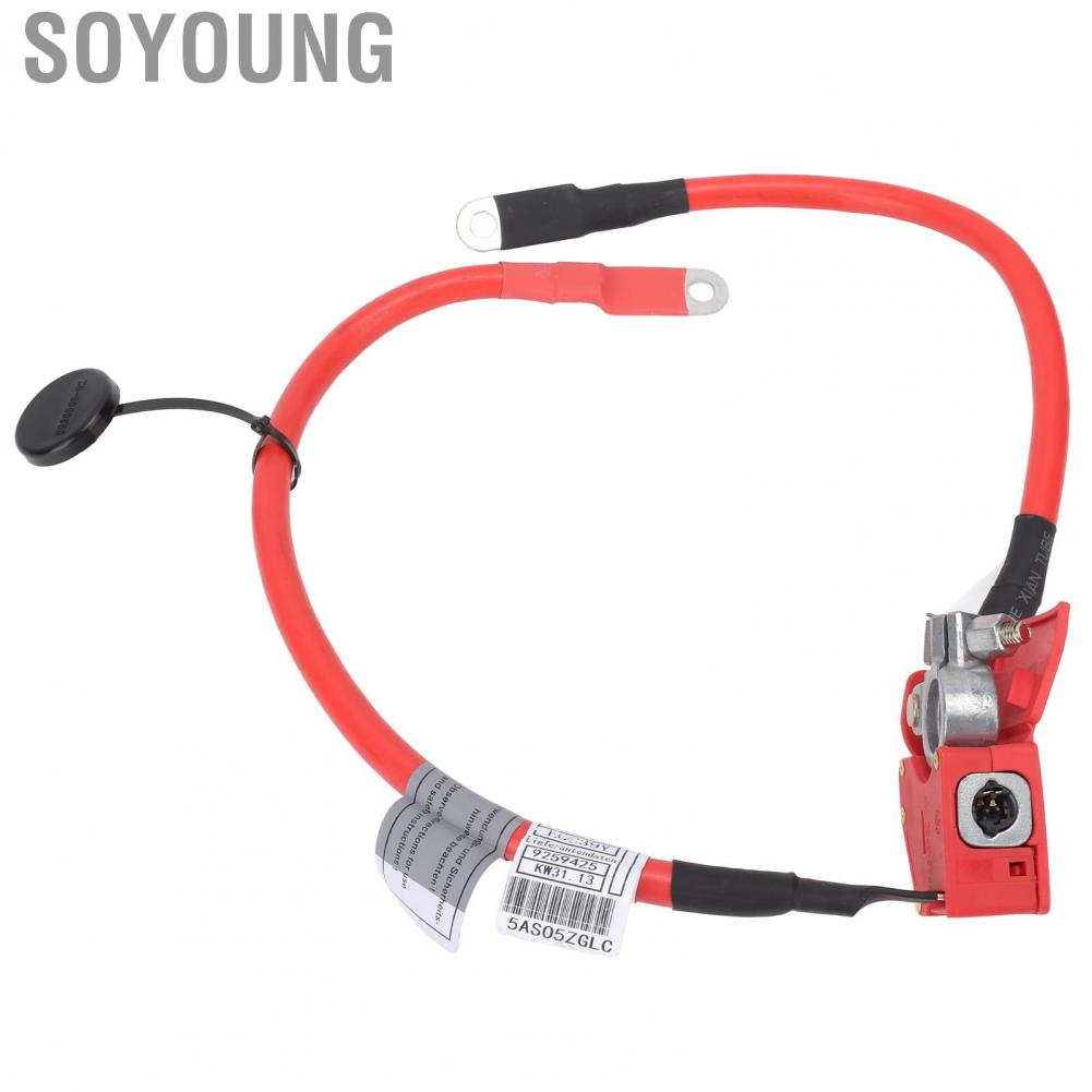 Soyoung Battery Cable  Better Control Heat Insulation Firm Connection Waterproof Flame Retardant Vehicle 61126834543 ABS Metal for Replacement