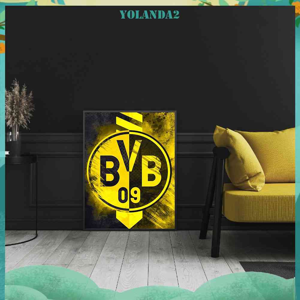 Bộ Tranh Đính Đá 5D Toàn Diện Họa Tiết Logo Độc Đáo DIY Dùng Trang Trí Nhà Cửa