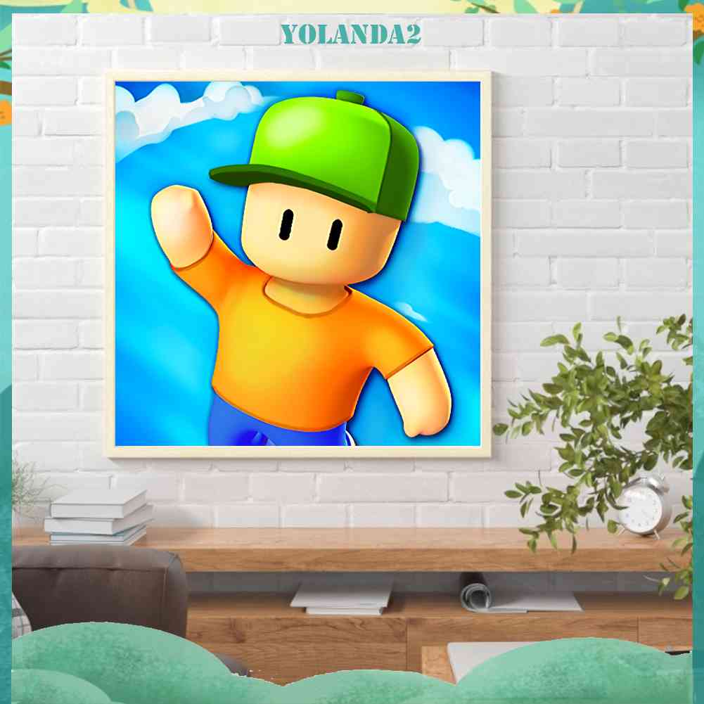 Bộ Tranh Đính Đá 5D Họa Tiết Hoạt Hình Độc Đáo DIY Dùng Trang Trí Nhà Cửa