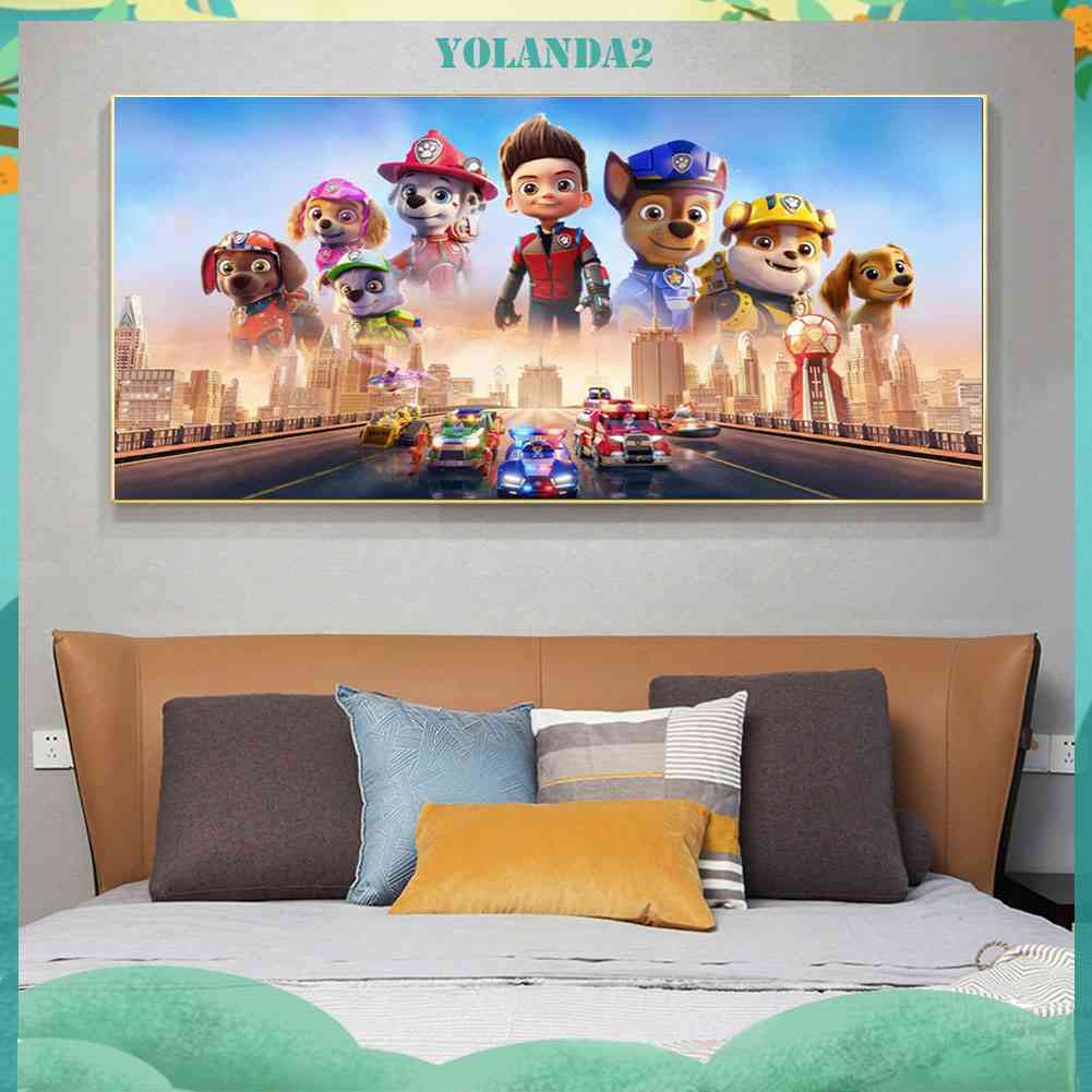 Tranh Đính Đá Kim Cương Toàn Bộ Hình Vẽ Móng Vuốt Trang Trí Tường