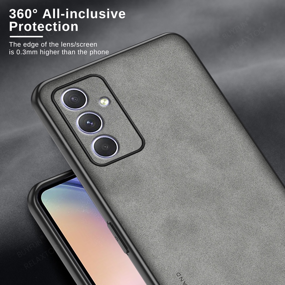 YBCG Luxury texture Leather TPU Soft Back Cover For Samsung M54 M546B A54 A546B A546V 5G Phone Shockproof Case for Ss Galaxy A M 54 A34 A14 4G