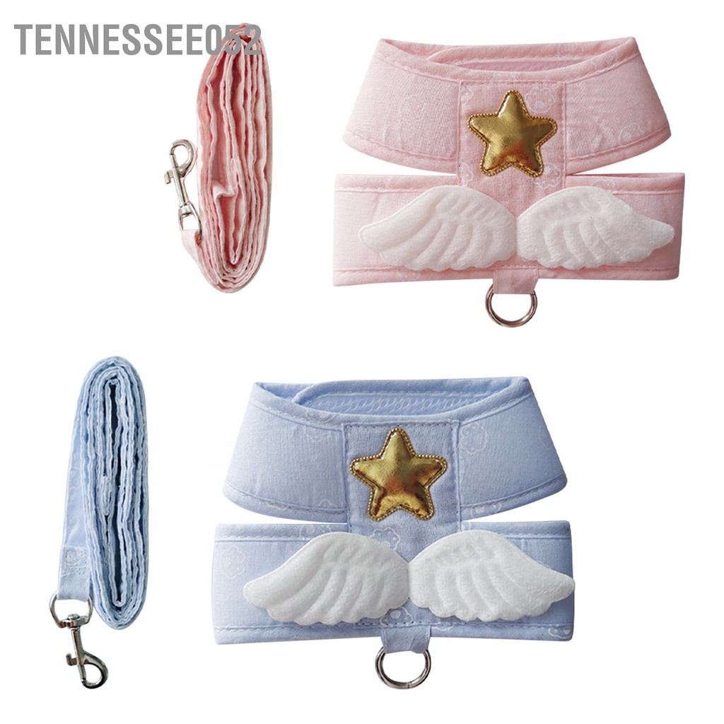 Tennessee052 Mèo Dây Xích Có Thể Điều Chỉnh 4 Mùa Đa Năng Dễ Thương Đôi Cánh Thiên Thần Áo Với Lực Kéo 1.5M Cho Con