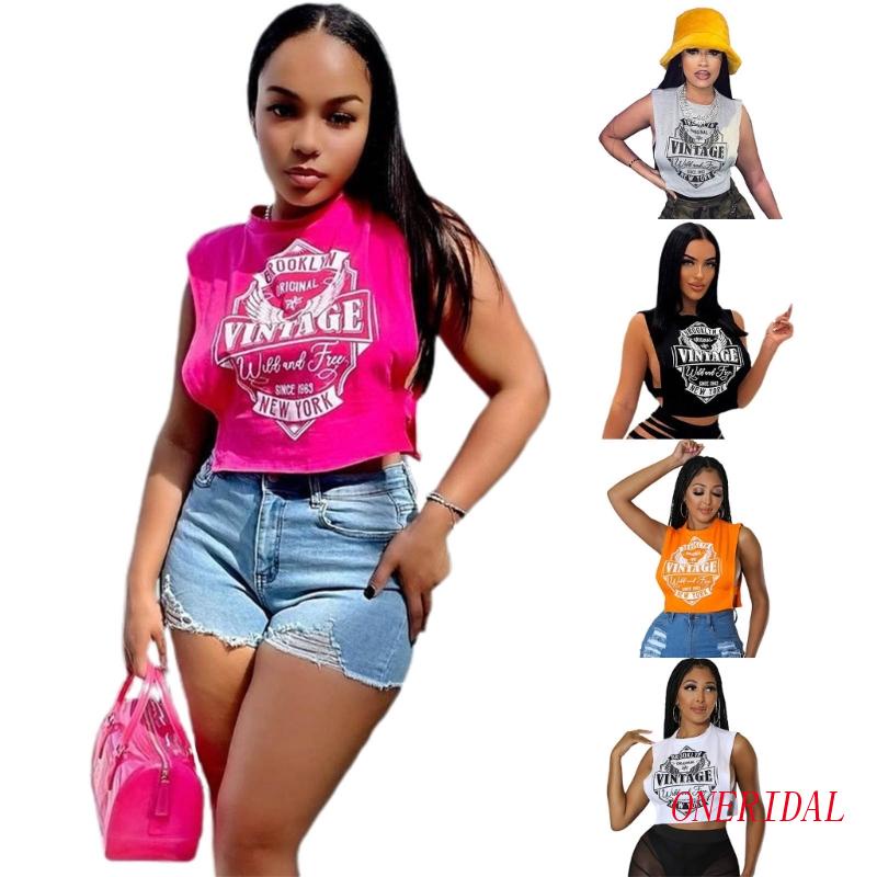 Áo Croptop Sát Nách Cổ Tròn Thiết Kế Xẻ Tà Thời Trang Cho Nữ Y2k