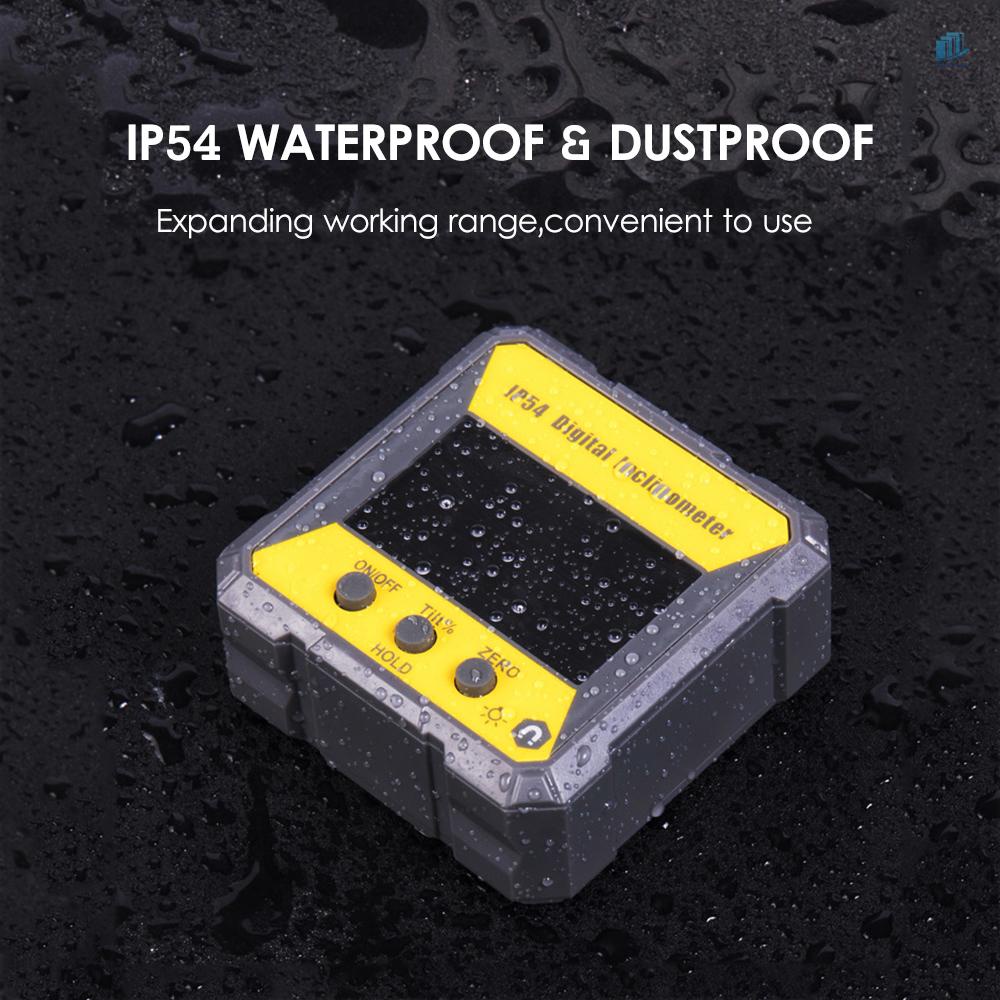 Đồng Hồ Đo Tốc Độ Kỹ Thuật Số LCD Từ Tính 0.22Mwvn 4X90 Độ (s2mwvn)° Hộp Mức Độ Chính Xác IP54 Cho Máy Cắt Gỗ Tự Động