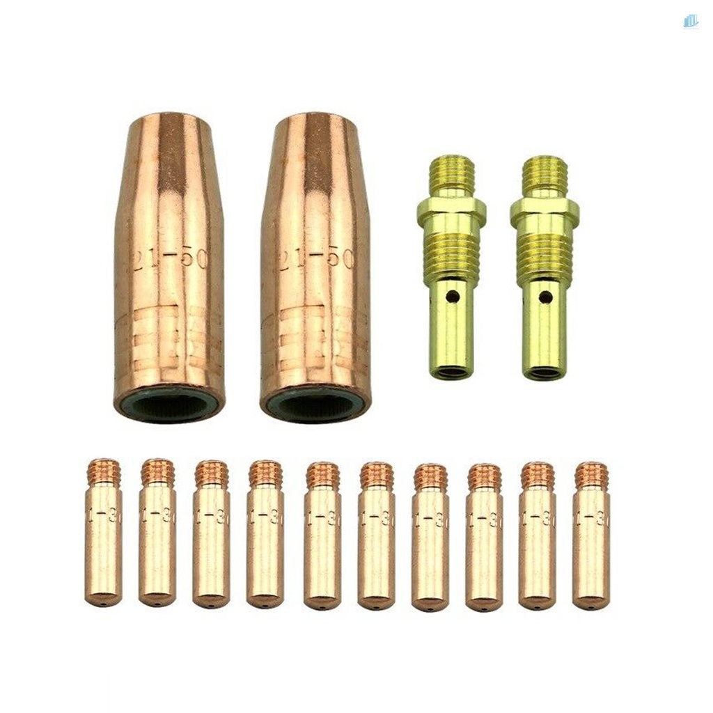 Bộ 14 Phụ Kiện Đầu Phun Khí Gas 0.035 &quot;Thay Thế Cho Lincoln 100L &amp; Tweco Mini / Tweco#1