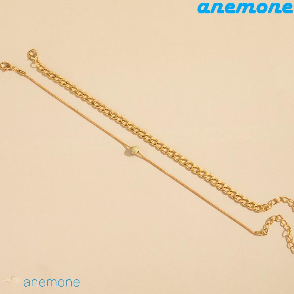 Lắc Chân Dây Xích Kim Loại Hình Quả Bóng Phong Cách Bohemia Thời Trang Mùa Hè Cho Nữ