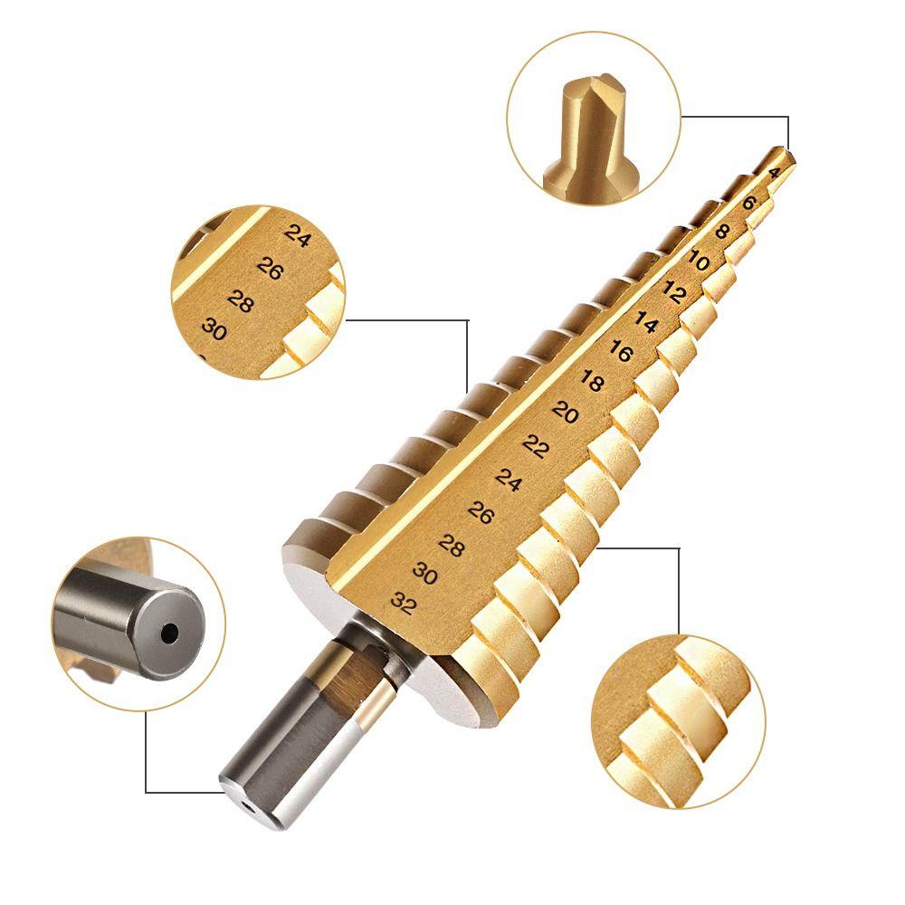 KUNHEV Mũi Khoan Xoắn Ốc Tốc Độ Cao 3 6 8mm Bằng Chất Liệu Titan Tiện Dụng