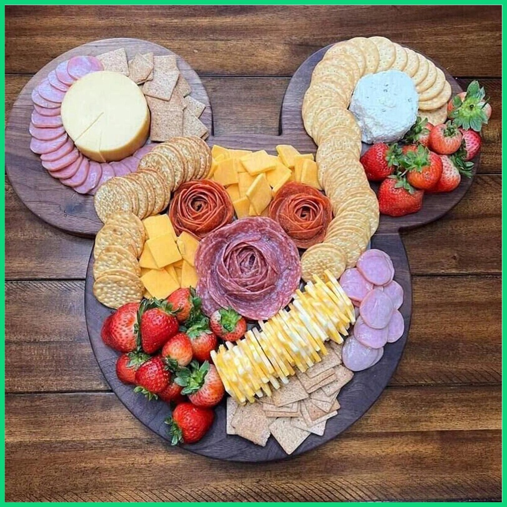 Đĩa Đựng Thức Ăn Nhẹ Họa Tiết Hoạt Hình Không Vỡ Tiện Dụng Cho Nhà Bếp