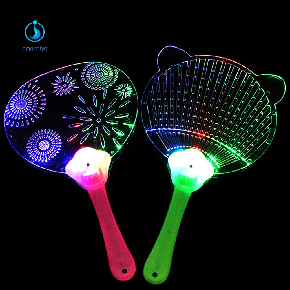 Quạt Đồ Chơi Cầm Tay Hình Ong Và Bướm Có Đèn LED Dễ Thương