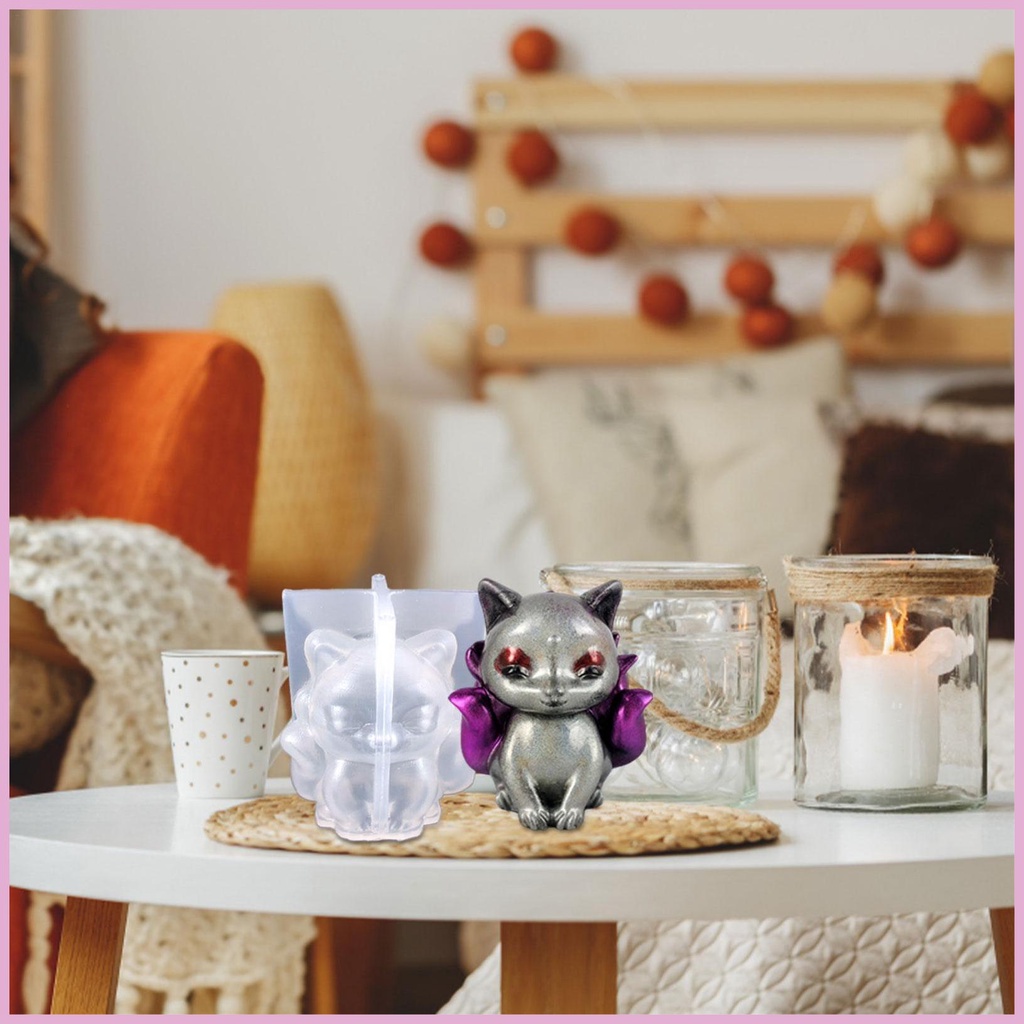 Khuôn Silicone Làm Đồ Trang Trí Hình Cáo DIY