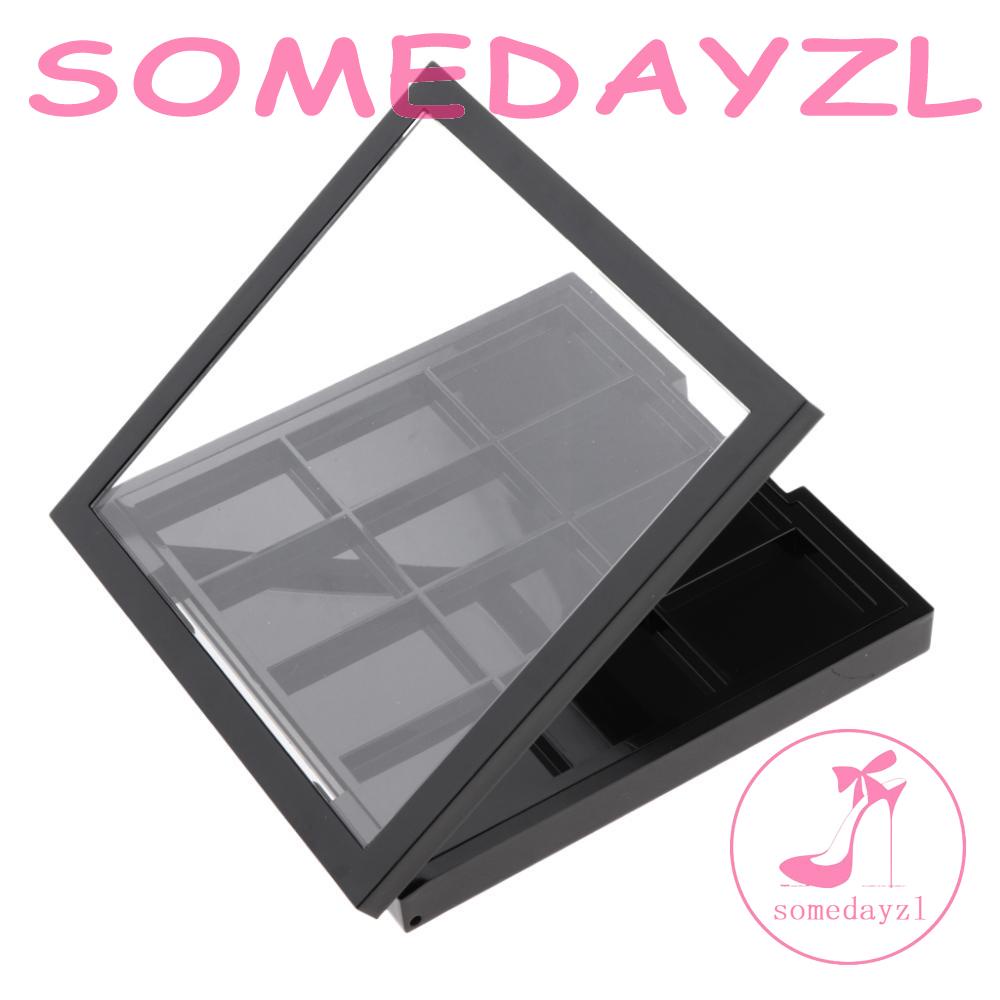 Hộp Đựng Phấn Mắt Rỗng 12 Ngăn Trong Suốt Chất Lượng Cao Cho Người Mới Bắt Đầu