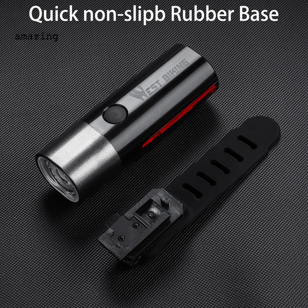 1 Bộ Đèn Pha LED Chống Thấm Nước Dễ Lắp Đặt Dành Cho Xe Đạp