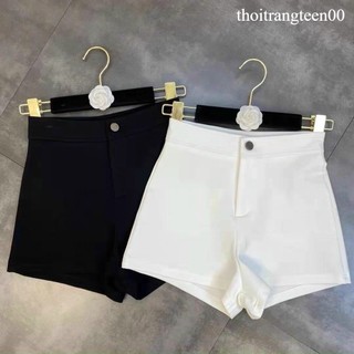 Quần short kaki 1 nút không túi thoitrangteen00