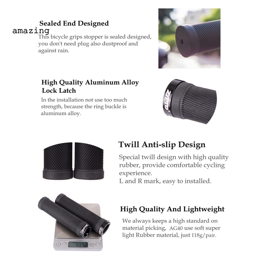 1 Cặp Vỏ Bọc Tay Lái Xe Đạp Leo Núi Không Mùi