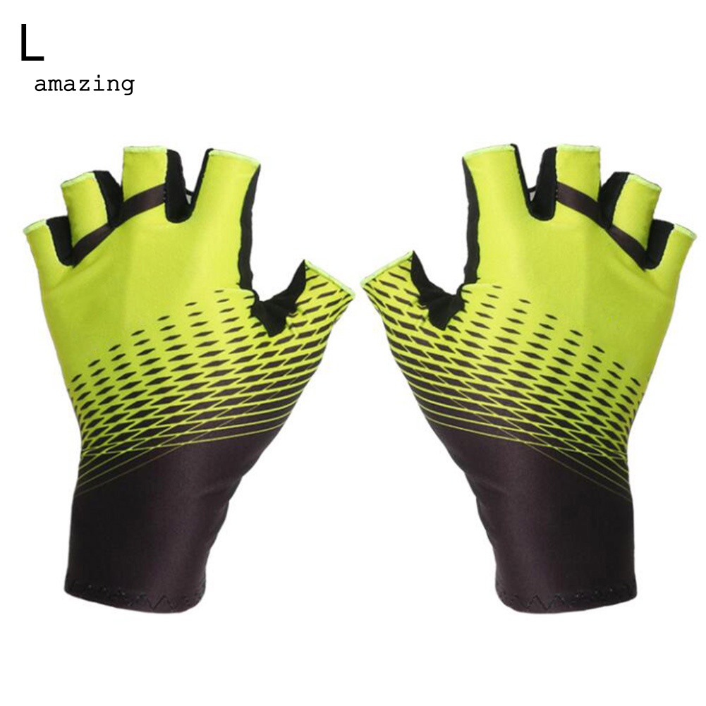 1 Đôi Găng Tay Nửa Ngón Chống Trượt Thoáng Khí Cho Nam Nữ