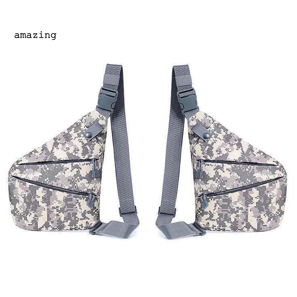 Túi Đeo Vai Thể Thao Có Túi Trước In Họa Tiết Rằn Ri