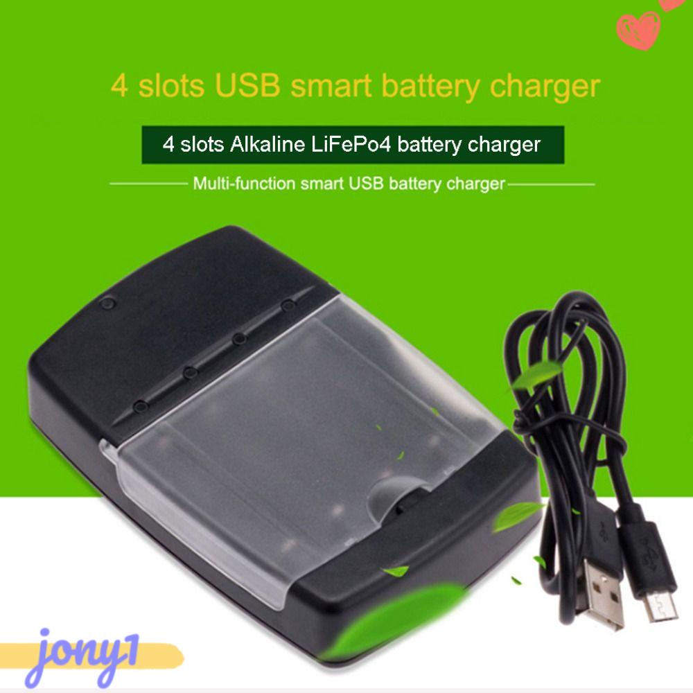 Đế Sạc Pin AA AAA 1.5V Có Đèn LED Báo Hiệu Thông Minh Tiện Dụng