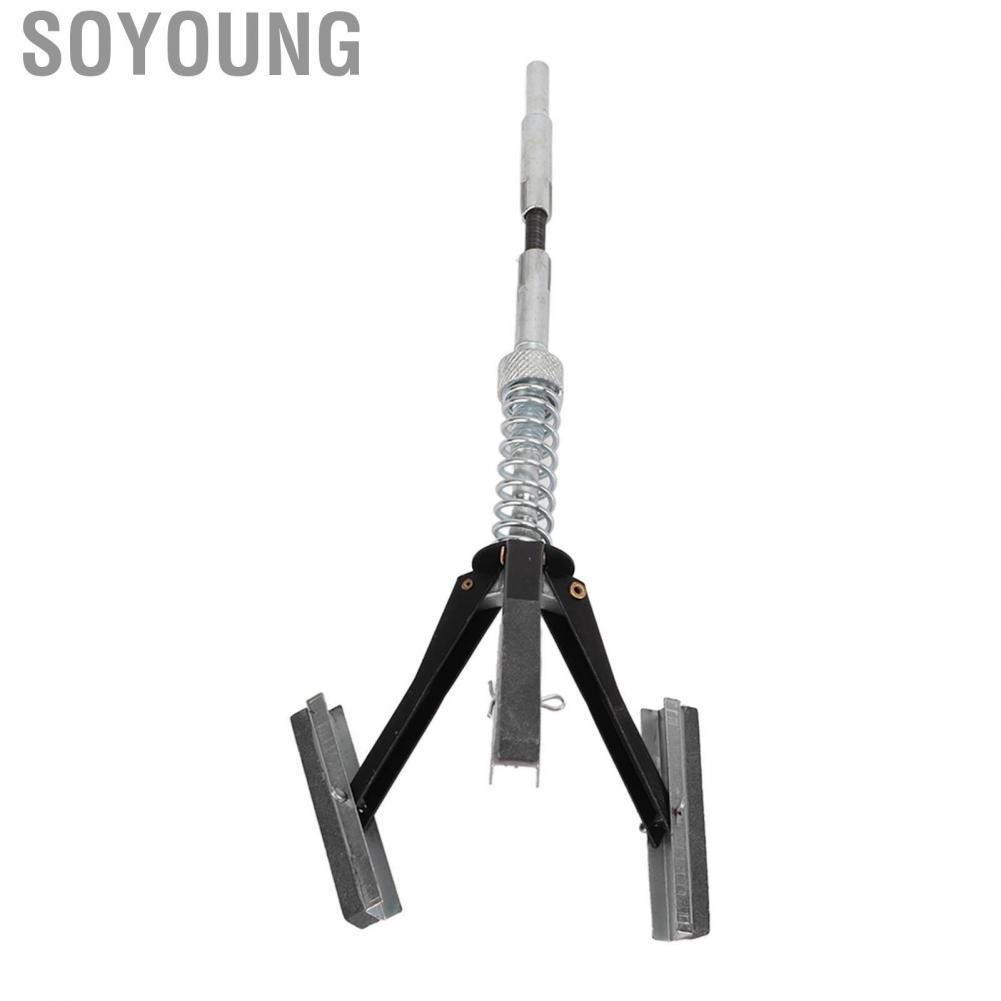 Soyoung Engine Cylinder Hone Deglazer  1 1/8in Stones Brake Cylinder Burnisher Hone Flexible Shaft Knurled Wheel  for Auto