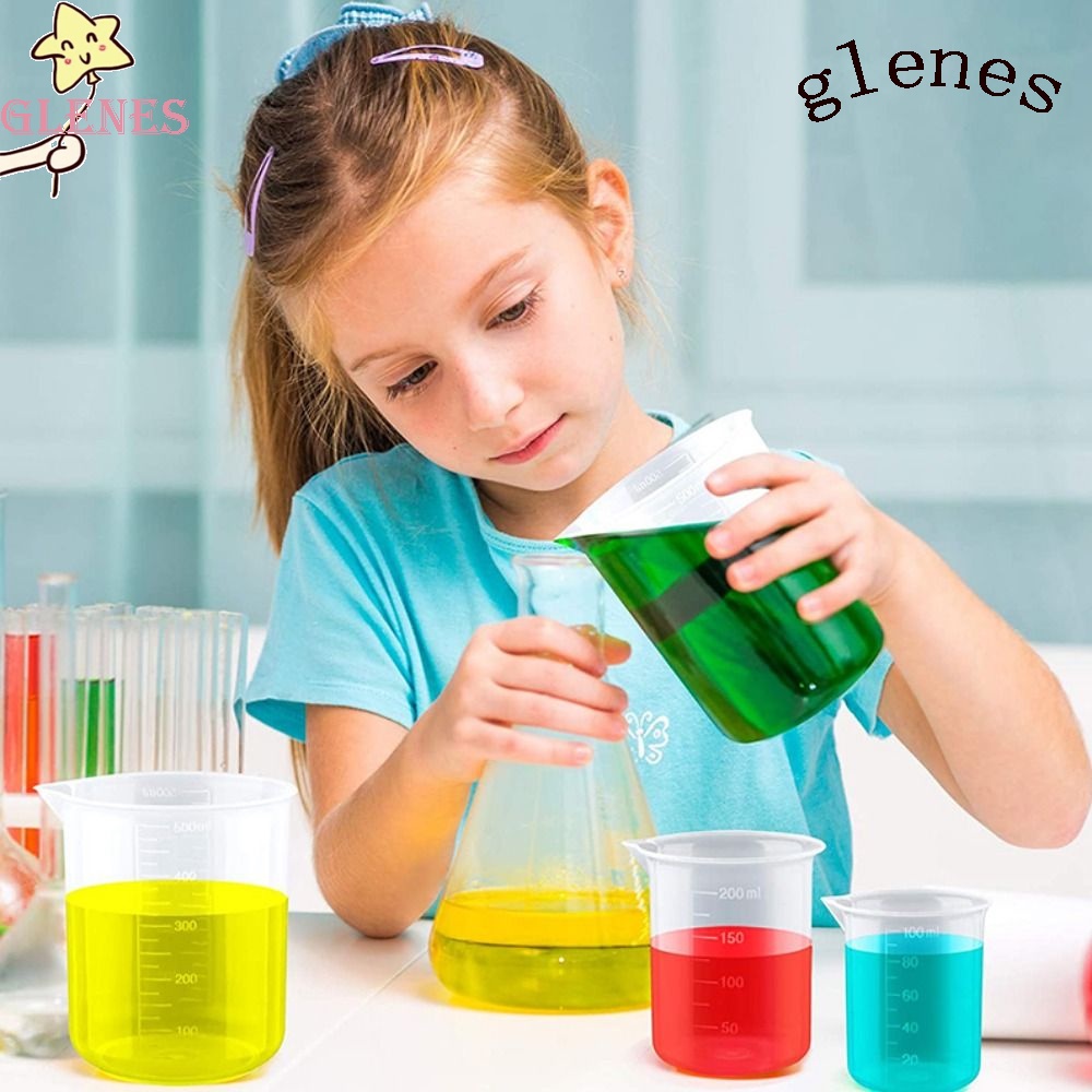 1 Cốc Đo Lường Dày Trong Suốt Gọn Nhẹ Tiện Dụng Cho Nhà Bếp / Phòng Thí Nghiệm