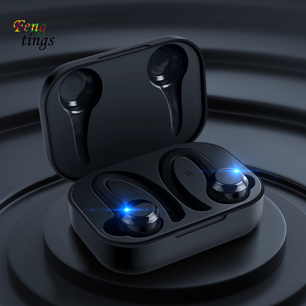 Bộ Tai Nghe Thể Thao Không Dây Bluetooth 5.0 D030 Cảm Ứng Vân Tay Có Hộp Sạc