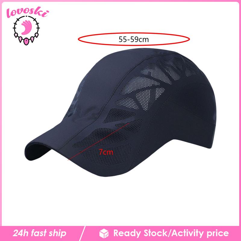 Mũ Lưỡi Trai Phối Lưới Nhanh Khô Thời Trang Mùa Hè Cho Nam Và Nữ