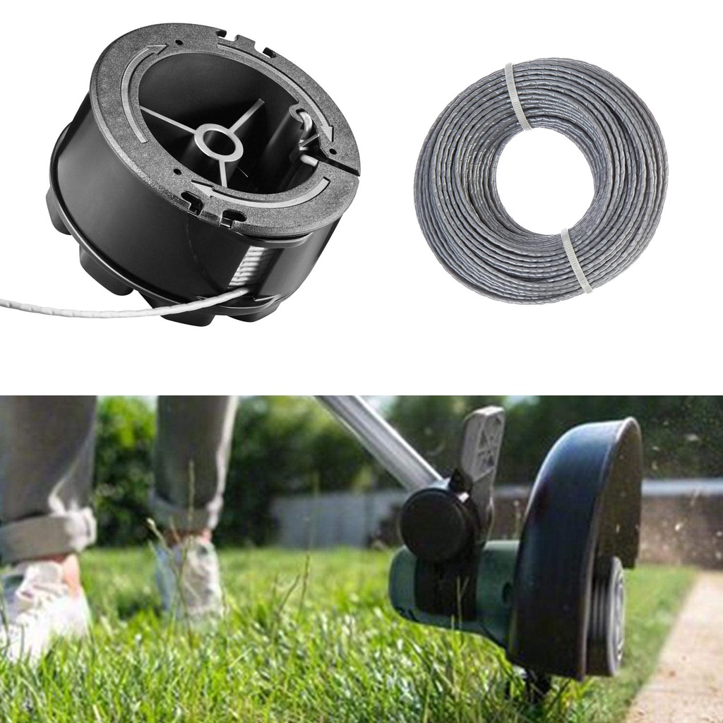 Cuộn Dây Nylon 24 Mx1.6 Mm 6 Mx1.6 Mm Chống Mài Mòn Cho Máy Cắt Cỏ