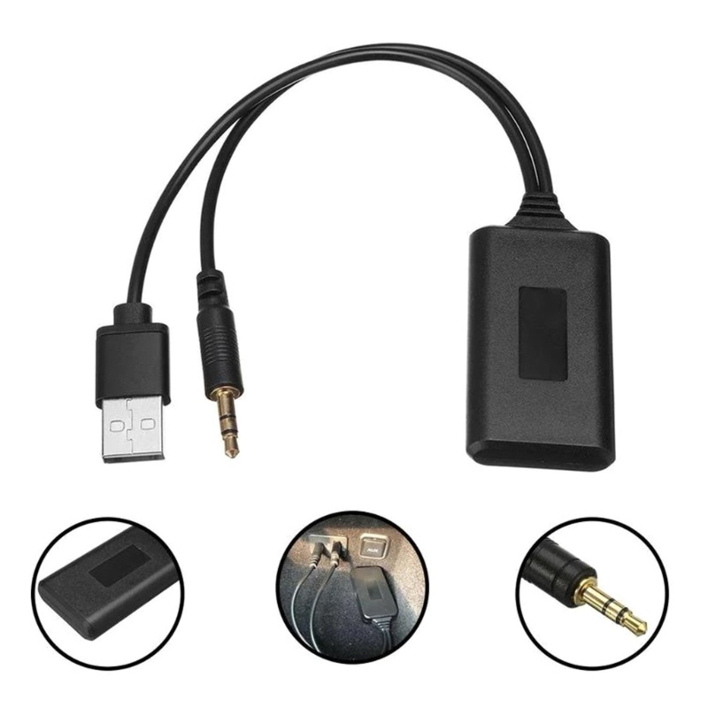 Bộ Thiết Bị Tiếp Nhận Tín Hiệu Âm Thanh Hi Res USB 3 5mm AUX Cho Xe Hơi / Nhà