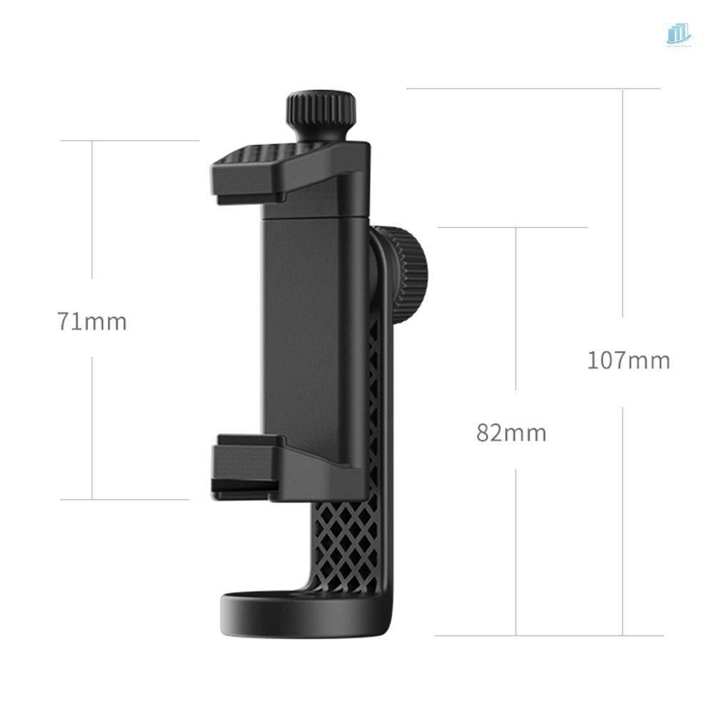 Giá Đỡ Kẹp Điện Thoại 360 Độ Ulanzi ST-17 Cho Smartphonewatchinone Ulanzi ST-17° Giá Đỡ Máy Ảnh Có Thể Xoay Ngang Kèm Giày Lạnh Và Giày Thông Dụng 1 / 4