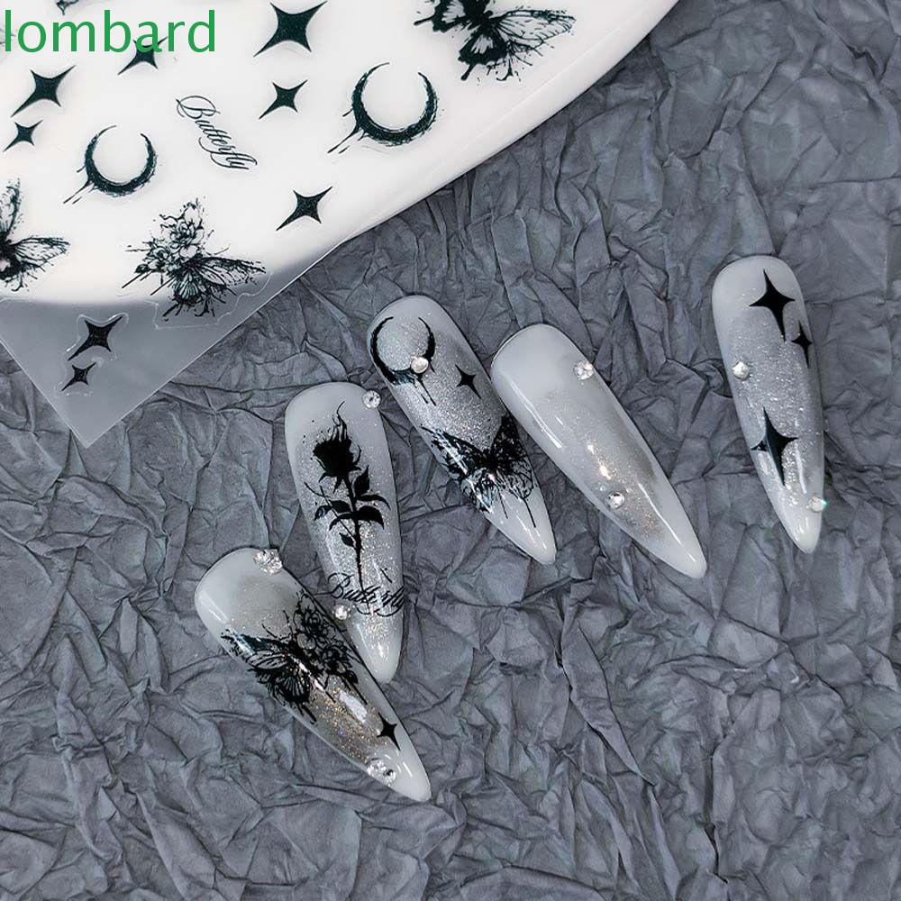 Miếng Dán Trang Trí Móng Tay Hình Bướm Thời Trang Dành Cho Nữ