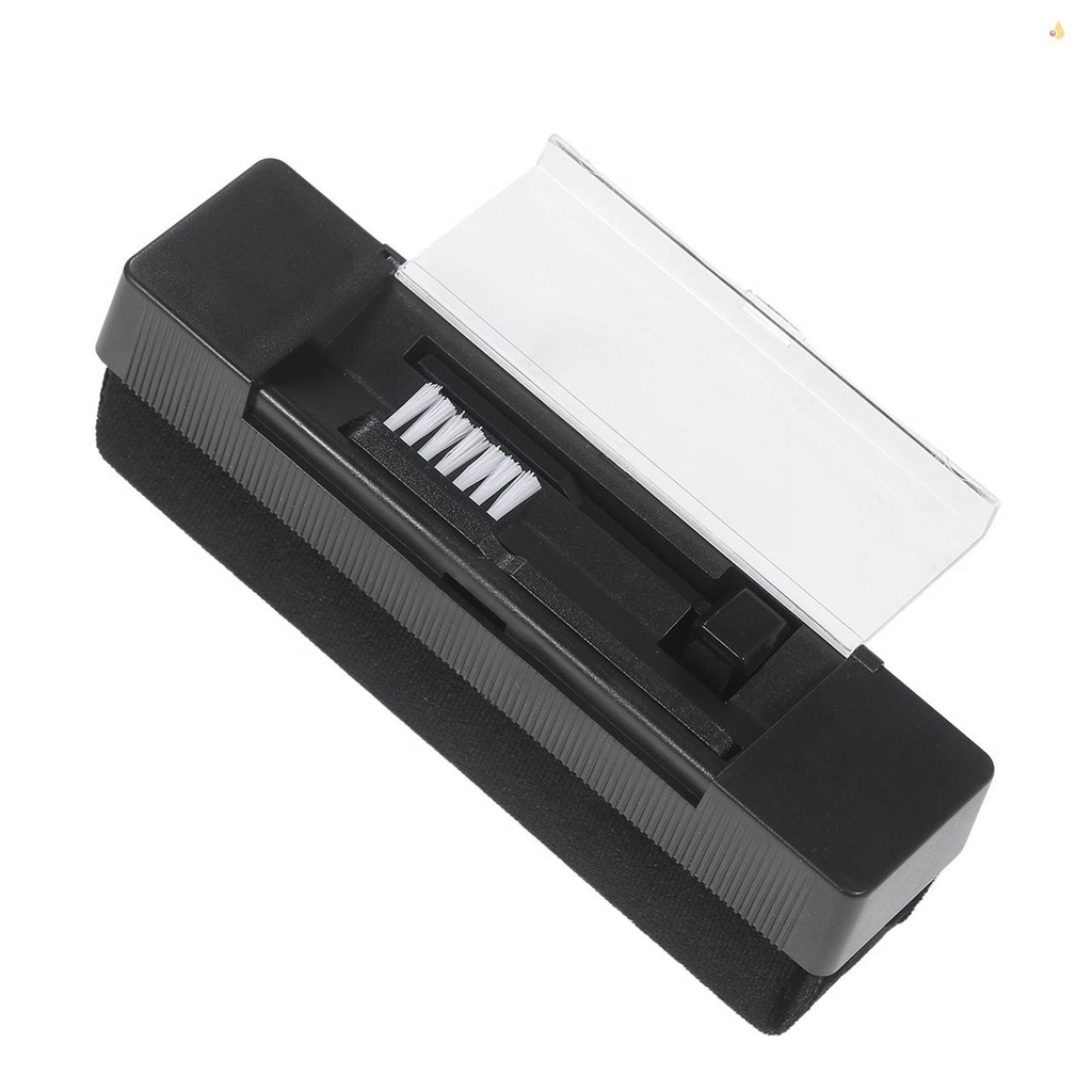 Bộ Dụng Cụ Vệ Sinh Máy Nghe Nhạc Vinyl 3 Trong 1 Với Bàn Chải Sợi Carbon Phối Nhung Thông Dụng Cho Đĩa Quay Đĩa DVD VCD