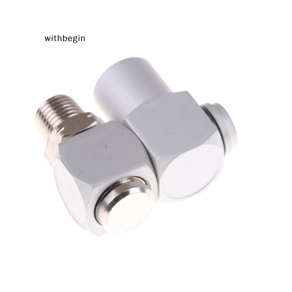 Đầu Nối Dây Dẫn Khí Nén 1 / 4 BSP Xoay 360 Độ Tùy Chỉnh Tiện Dụng