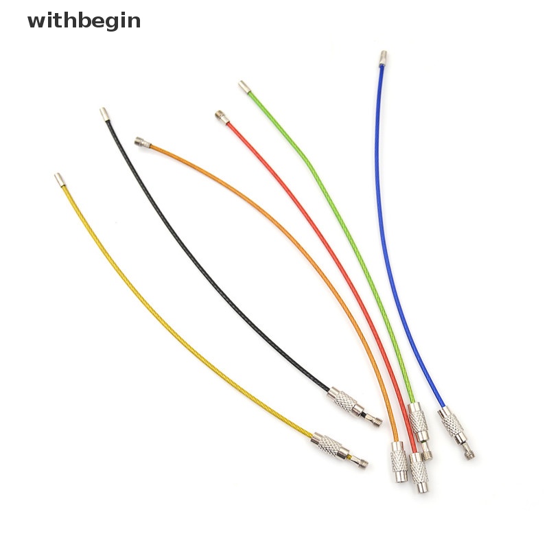 Set 10 Dây Móc Chìa Khóa Hình Máy Bay Bằng Thép Không Gỉ