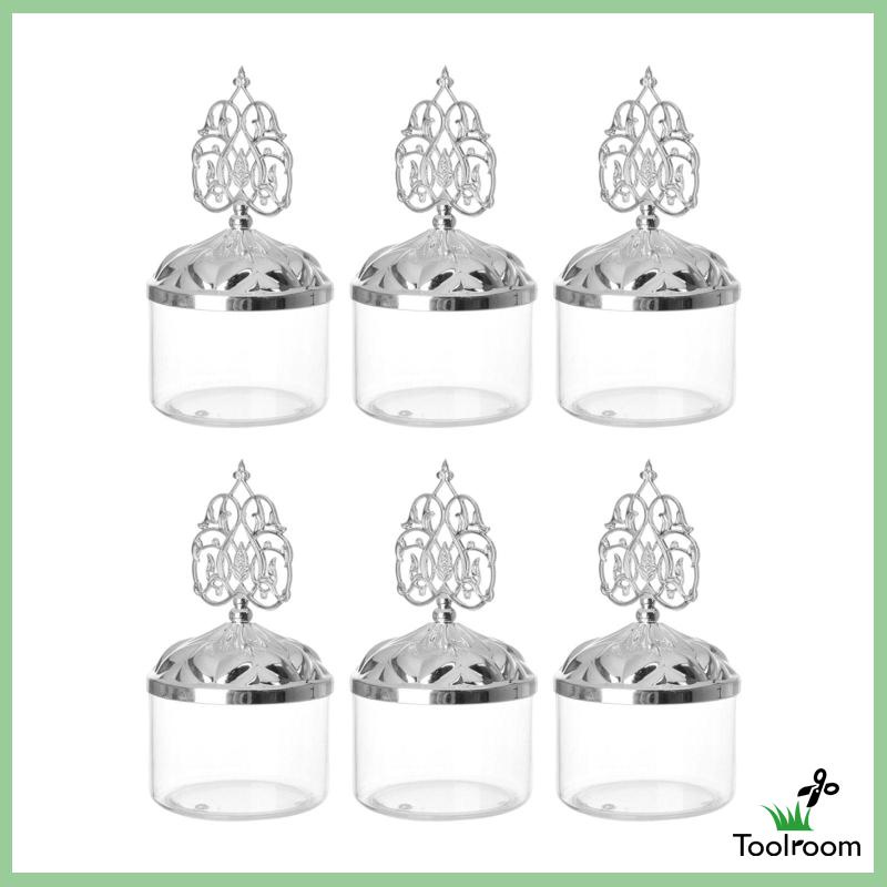 Set 6 Hũ Đựng Kẹo Có Nắp Cho Sinh Nhật