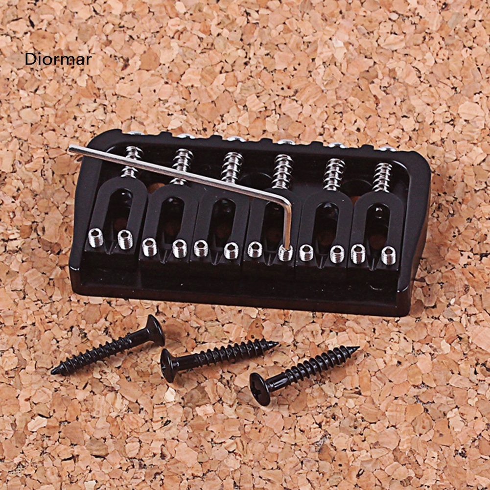 Cầu Đàn 6 Dây Di Động Bền Bỉ DIO GA890 6 Dây Màu Đen Cho Guitar Điện