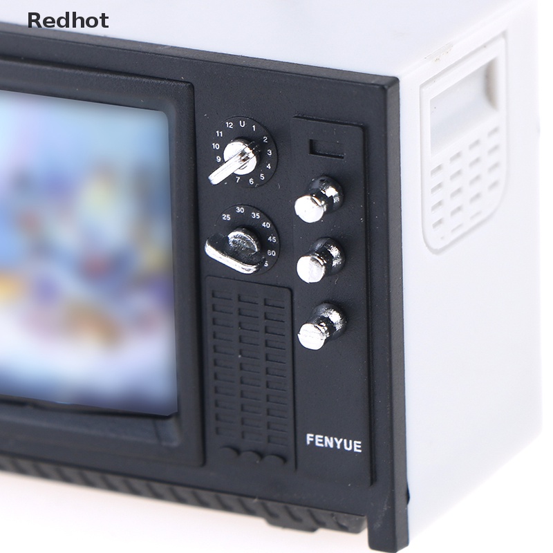 < Redhot > Đồ Chơi Mô Hình TV Mini Trang Trí Phong Cách retro