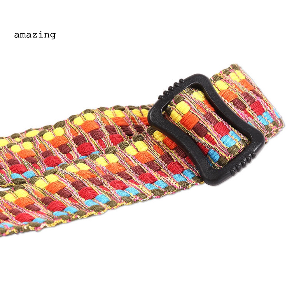 Dây Đeo Đàn Ukulele Bằng Nylon Dệt Nhiều Màu Tùy Chỉnh Kèm Chốt Cài Tiện Dụng